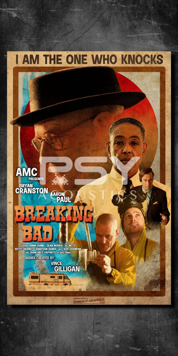 "Breaking Bad" - by Punch It! Graphics - Portrait Canvas Art Print - Image 2