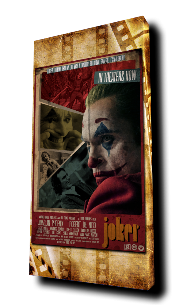 "Joker 3" - by Punch It! Graphics - Portrait Canvas Art Print