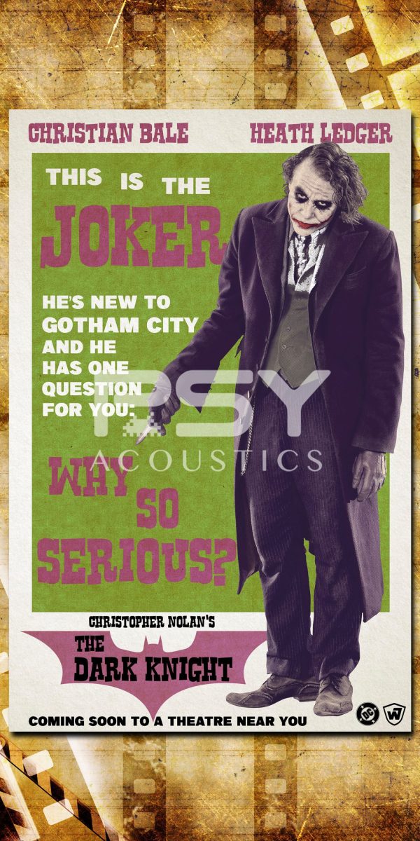 "Joker" - by Punch It! Graphics - Portrait Canvas Art Print - Image 2