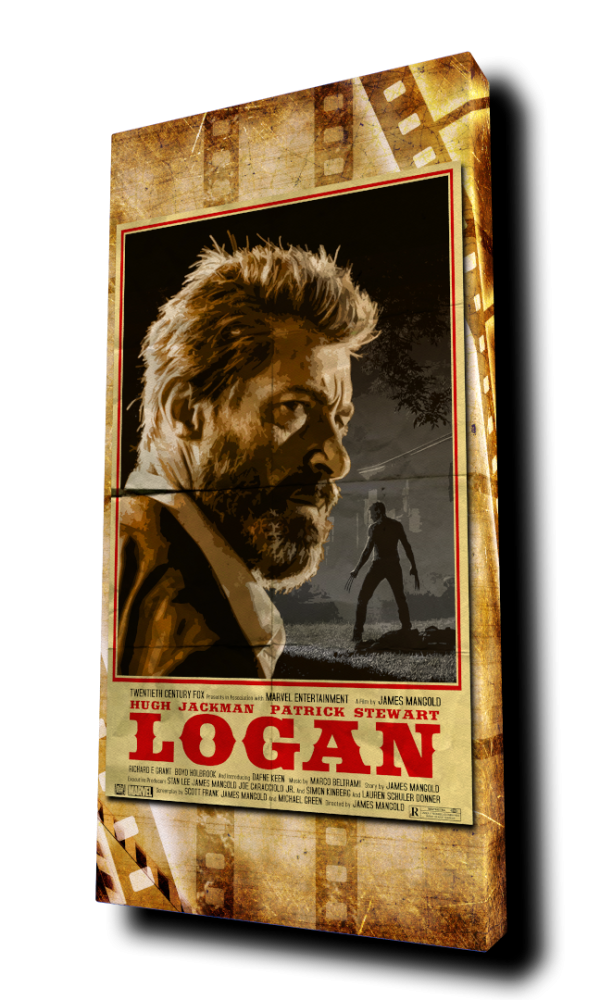 "Logan" - by Punch It! Graphics - Portrait Canvas Art Print