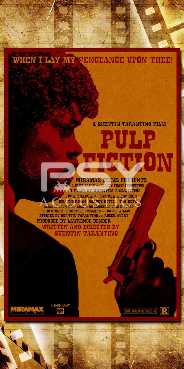 "Pulp Fiction 2" - by Punch It! Graphics - Portrait Canvas Art Print - Image 2