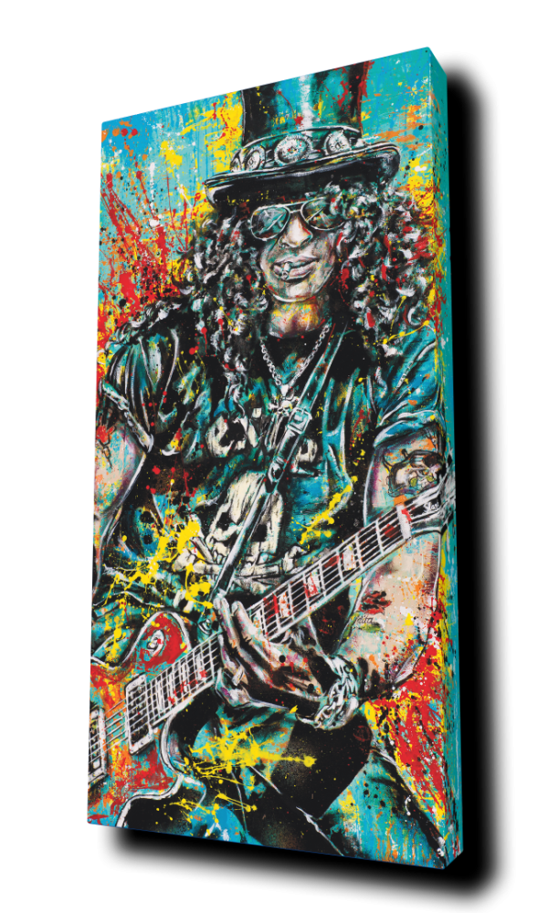 "Slash" - by Point Blank Art & Design - Portrait Canvas Art Print